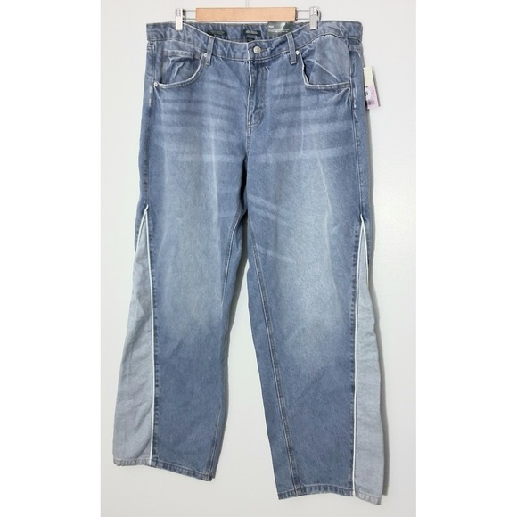 wild fable Denim - Wild Fable Jeans Women's Size 16 Blue 90's Relaxed Straight Leg Mid Rise NEW